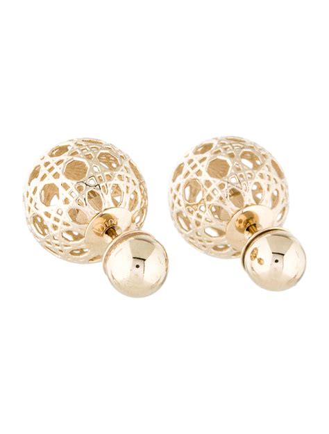 dior double ball earrings|Dior Tribales .